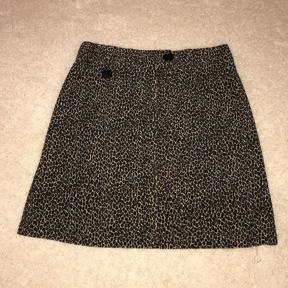 Harold's Dresses & Skirts - Leopard print corduroy skirt